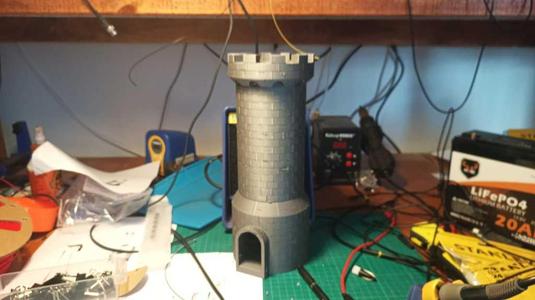 Spiral Staircase Dice Tower