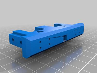 Element Ecto rear bumper for rc4wd hitch and stock body posts 