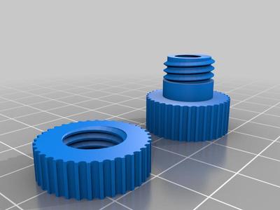 Lortone Knurled Knob