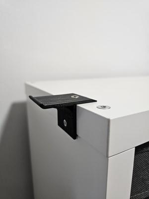 Headphone Holder Remix for cabinets/shelfes