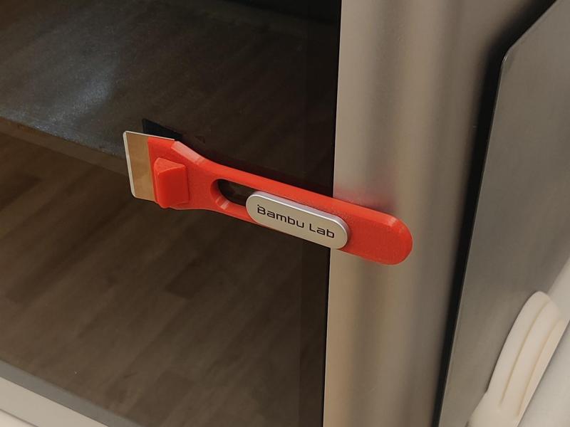 Door Handle Bed Scraper X1C / X1 / P1S