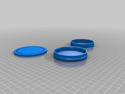 Round storage box 70mm