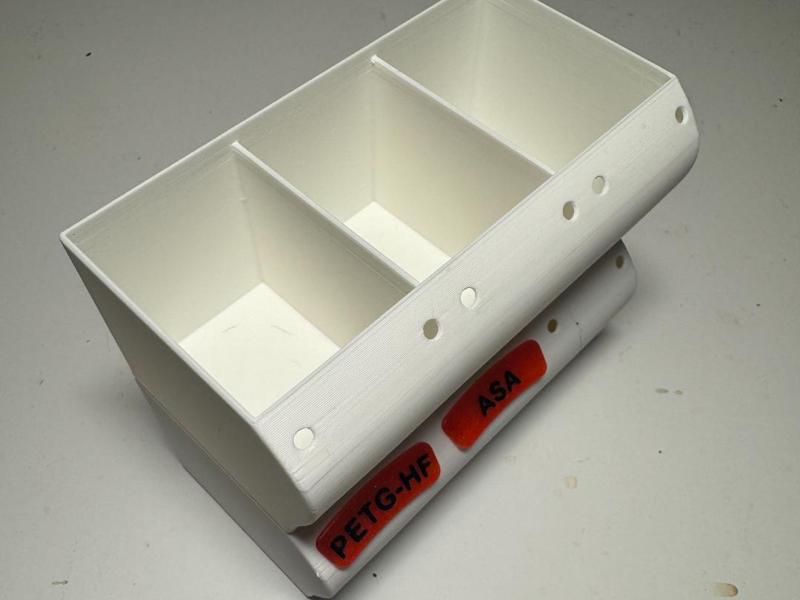 Bambu spool filament clip container