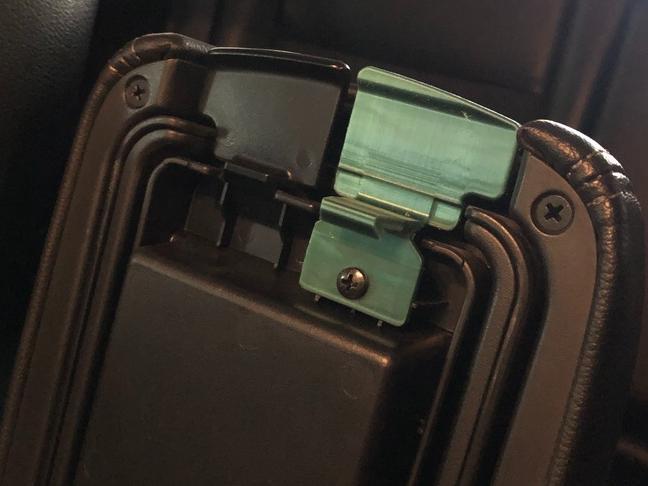 console housing cover - front armrest lock