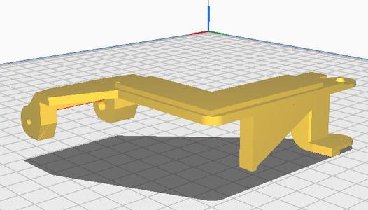 Anycubic Kobra Max platform chain mount reinforced