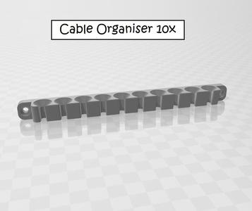 Cable Organiser 10x Kabel Halter 