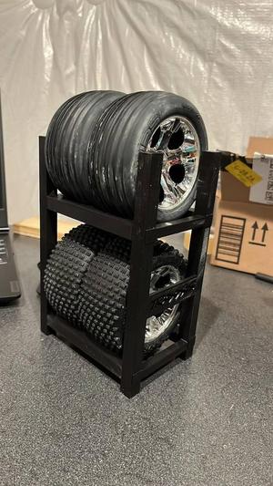 RC Tire Rack