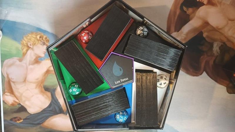 Magic The Gathering: Game Night - Box insert for (actually) sleeved cards