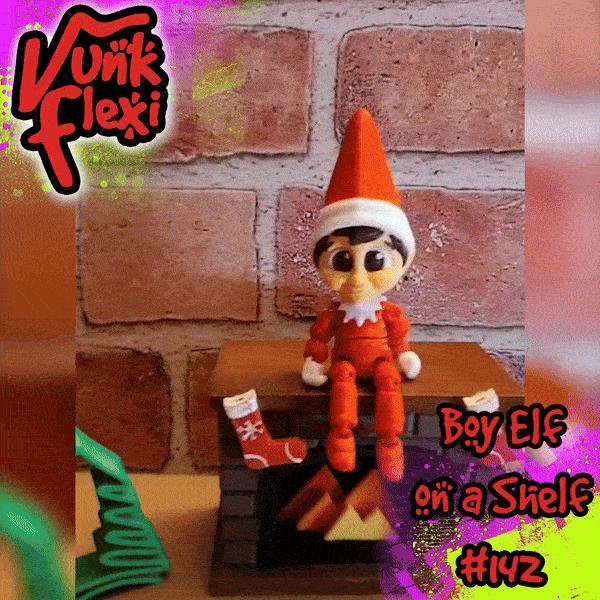 Christmas Elf on the Shelf Flexi+figure & keychain