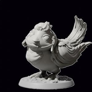 different standing birds, 5 variants