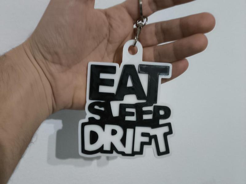 Keychain Eat Sleep Drift