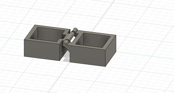 small box print in place