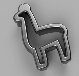 Alpaka Cookie Cutter