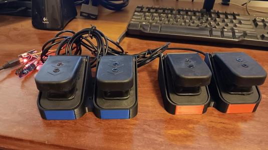 Scooter pedal cradle