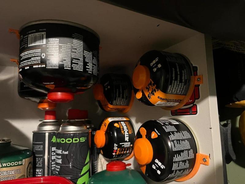 Gas Canister Wall Mounts