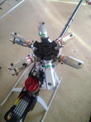 E-Flite Blade 550X 600X custom parts for multiblade rotors