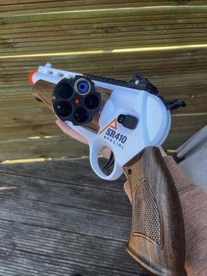 "SR410 special" nerf blaster shell and spacer upgrades