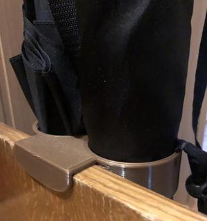 Vertical stand for 2 umbrellas (17mm size panel hook)