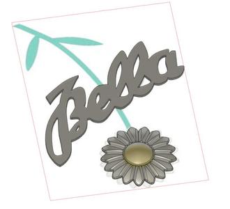 Zündapp Bella Schriftzug Logo Blume
