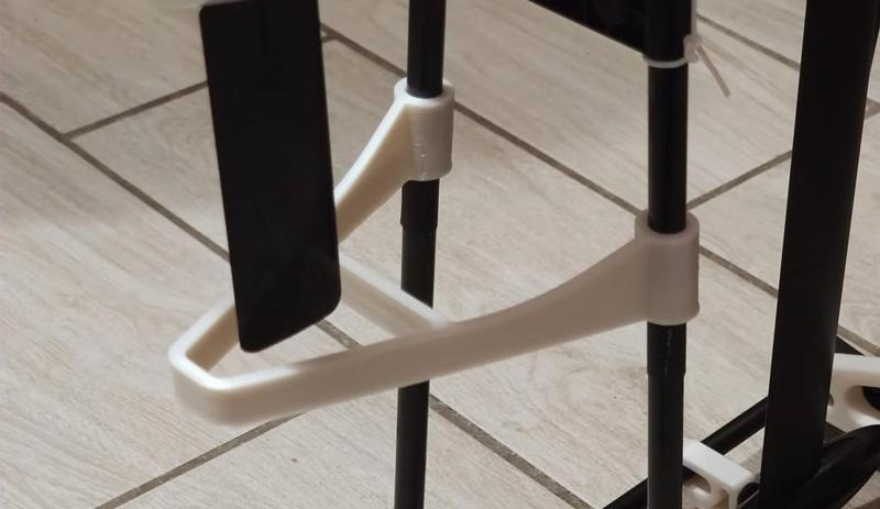 Rudder protection for RG65 sailboat stand