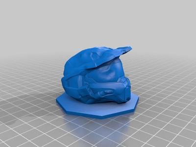 Halo Infinite helmet (damaged)
