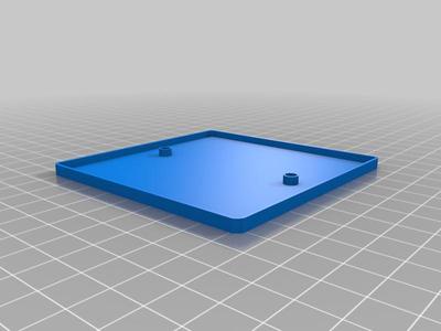 Wall socket cover solution wit 2 screw holes 85x85