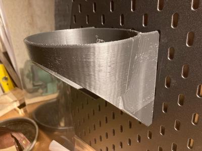 Flower pot holder for Ikea organizer wall