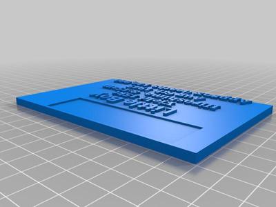 Little Boy display stand for model printed at 50% size