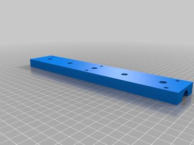 1/2" EMT two inch spacing drill jig for #6 machine screws