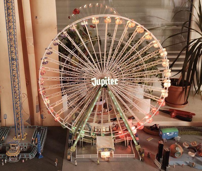 Faller Jupiter - Ferris wheel - Riesenrad - traction tyre - Antriebsreifen