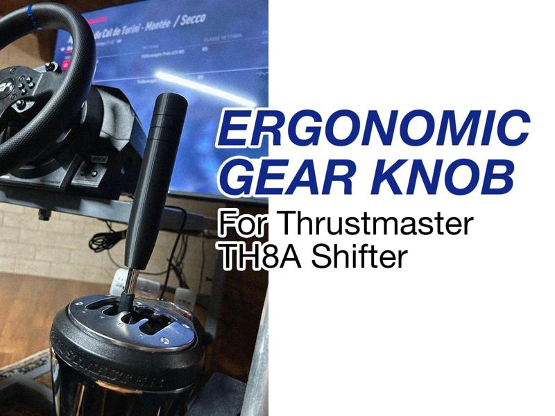 Ergonomic Gear Knob for Thrustmaster TH8A Shifter