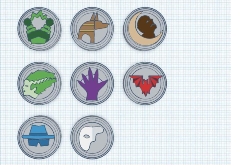 Horrified Monster Markers