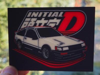 Initial D Toyota AE86 Levin