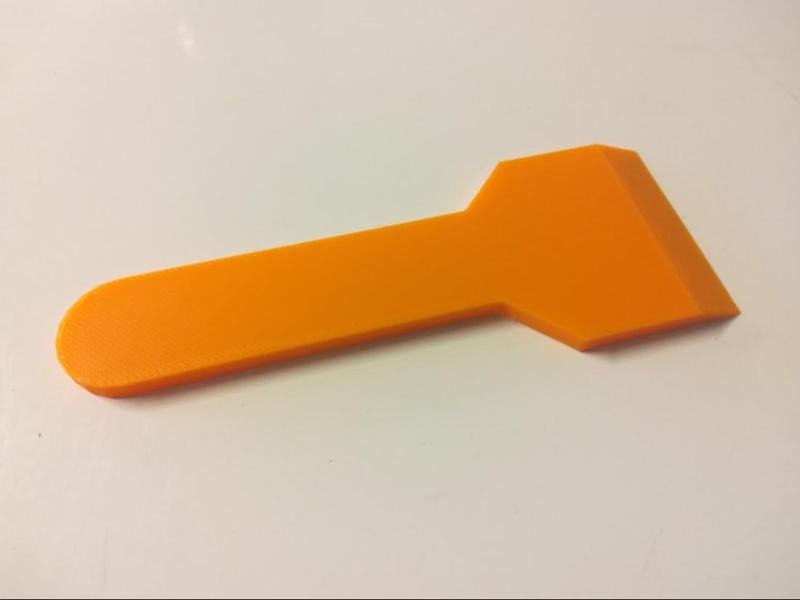 Print bed scraper