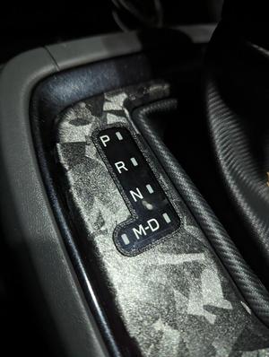 2024 Crosstrek Shift Indicator Vinyl Template