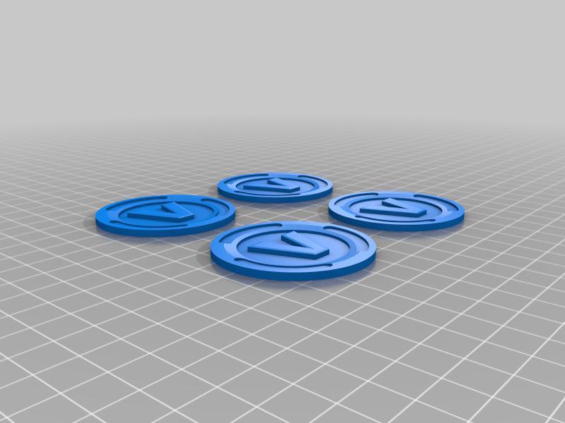 Two Double-Sided V-Bucks (Fortnite)