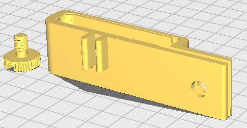 Blackmagic BMPCC 4K SSD T7 holder w/ hotshoe