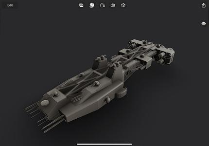 Babylon 5 Euryphaessa  Class Expeditionary Force Cruiser Remix