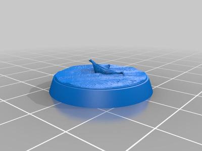 Magic Lamp in Sand D&D Miniature