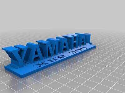 Yamaha xsr 900 porte crayon