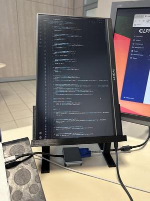 Vertical monitor stand