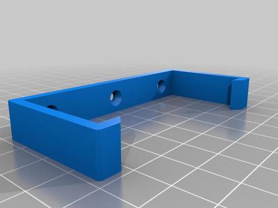 mounting clip for wall-mounting power supplies, customizable