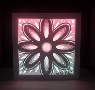 Flower with love light box