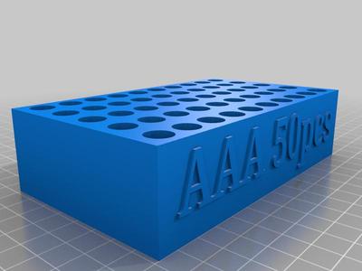 Simple AAA 50 Battery Holder