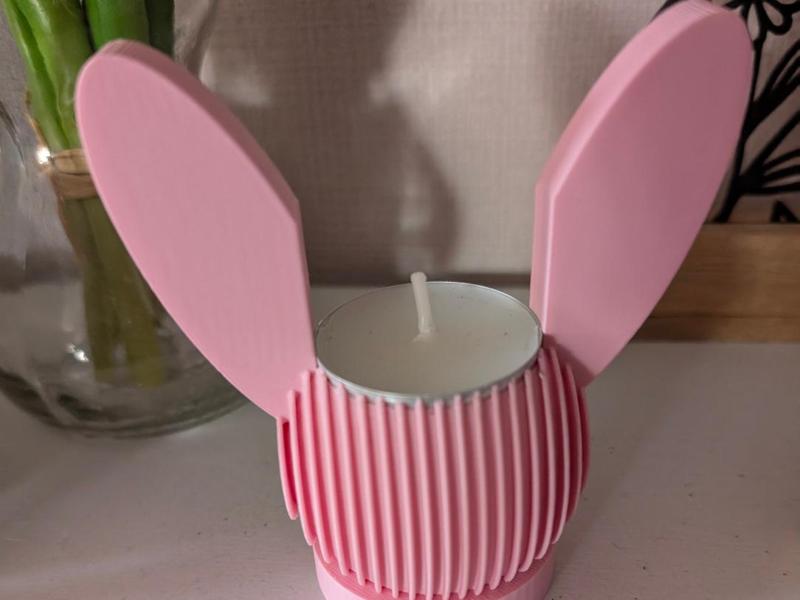 Easter Bunny Tealight Holder