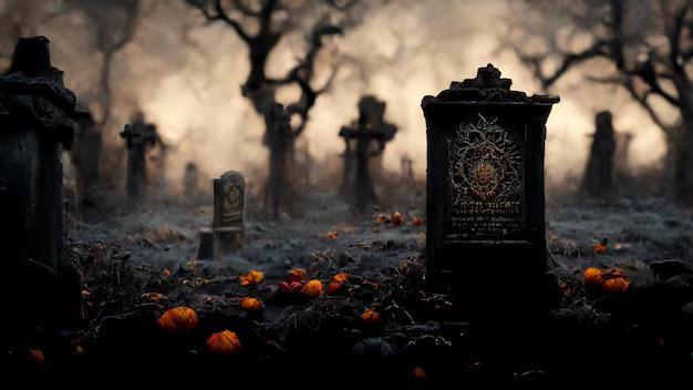 Haunted Pumpkin Patch Diorama