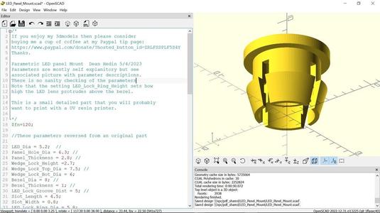 Parametric LED Panel Mount