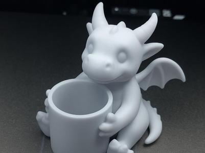 brush holder dragon