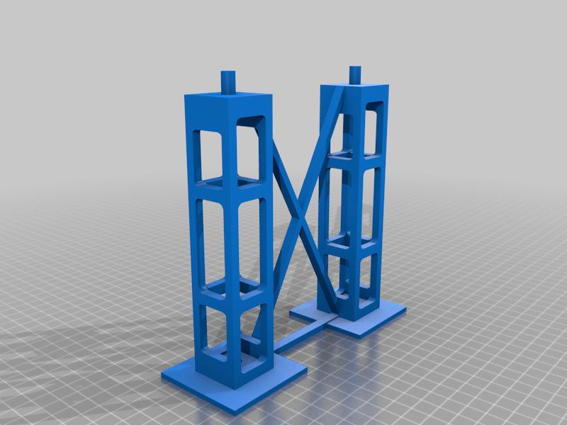 Crawler bridge pieces wide