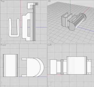 Tina2S Cardboard Spool Extender